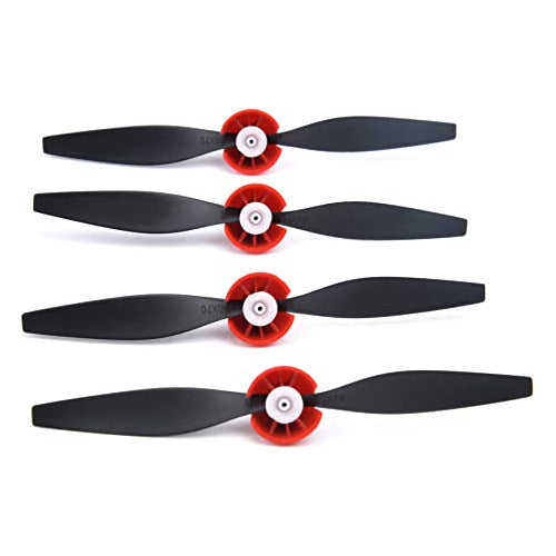 Helices Para Avion Rc Tr-p51.4 Piezas Negras 2