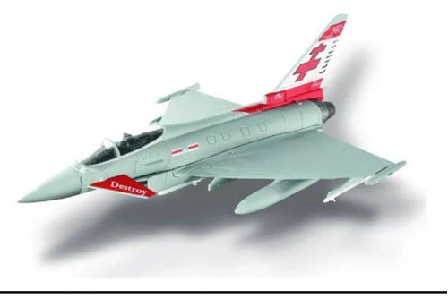 Typhoon Eurofighter Combat Planes 1/100 Scale Diecast Model 2