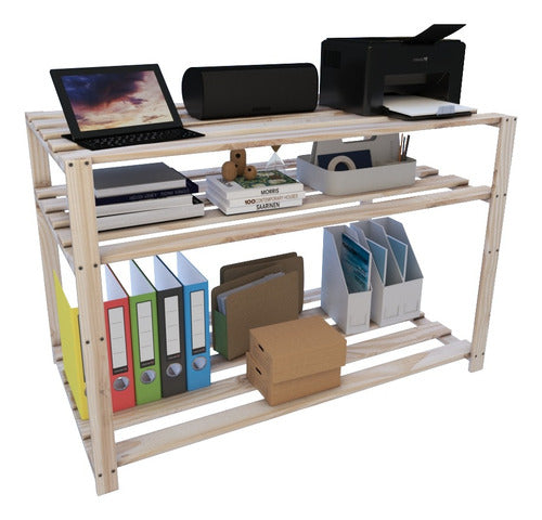 Organizador Modular Estante Prateleira Madeira Decoração Pin 0