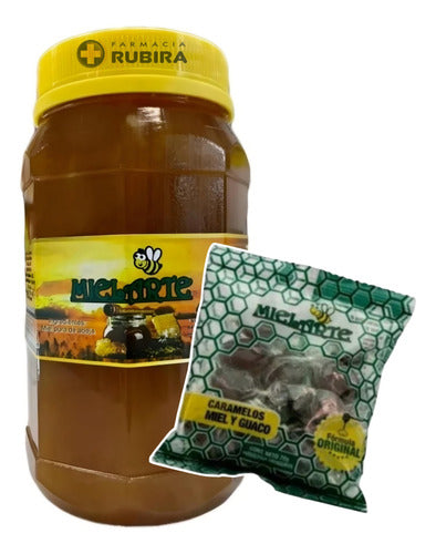 MielArte Caramelos Miel Y Guaco + Frasco Miel Natural 1/2 Kilo 0