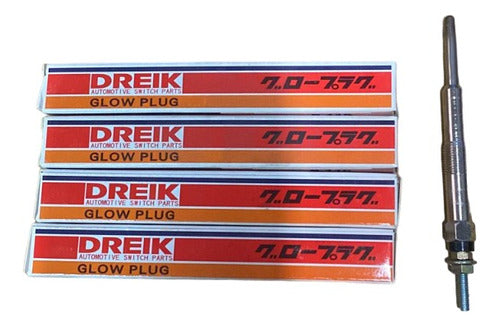 Dreik 4 Glow Plugs for Hyundai Santa Fe Diesel 0