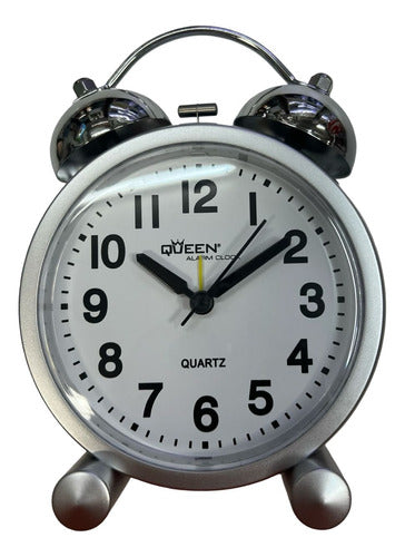 Queen Dual Bell Silent Alarm Clock 6