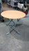 Metalúrgica Villa Sarmiento Round Foldable Dining Table 1 Meter Diameter - Pipe Base and Melamine Top - Direct from Factory 1