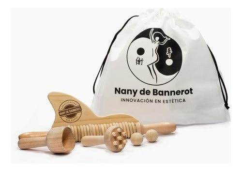 Nany de Bannerot Set Maderoterapia Corporal Celulitis Con Champiñon 0