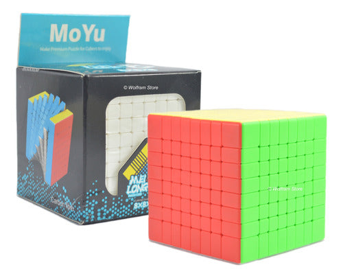 Wolfram Tienda Cubo Rubik Cubo Mágico 8x8 Stickerless 0