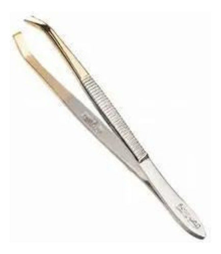 MAS High Quality Golden Tip Tweezers 0