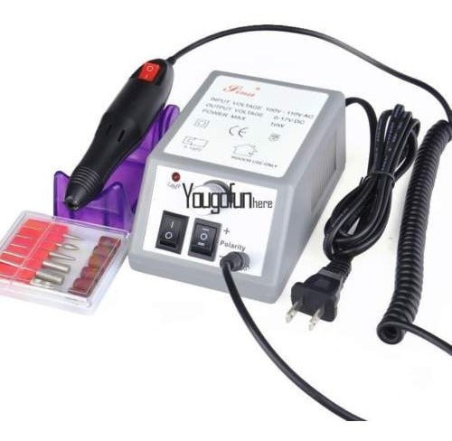 Pro Acrílico Manicura Taladro Máquina Eléctrica Kits Gel Esm 0