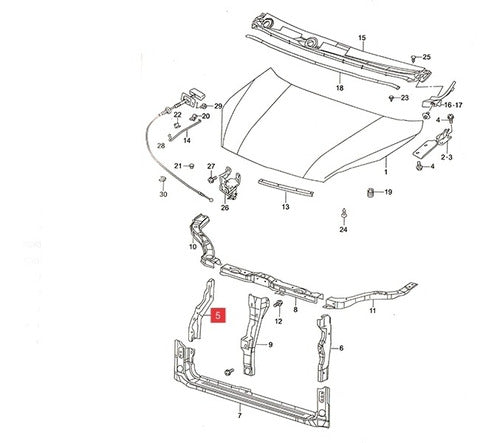 Soporte Semioptica Der. Suzuki Alto 800 2014-16 0