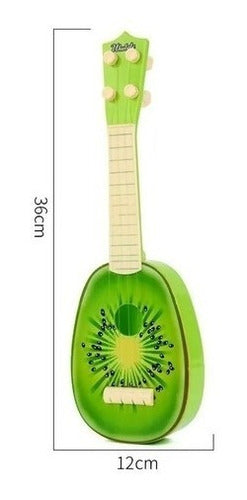 Opaa! Guitarra Para Niños Ukelele Juguete Diseños Frutas 3