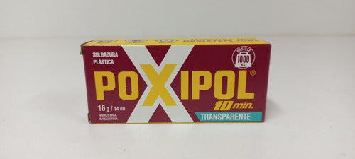 Poxipol Transparente 16 Grs Soldadura Plastica 2