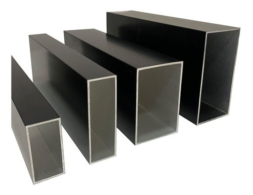 Aluminum Profile Tubing 40x20mm Black x 3 Meters 2