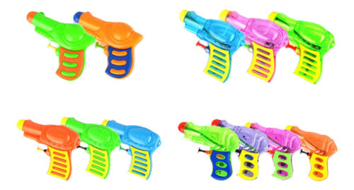 12set Navidad Mini Agua Chica Juguete Niño Playa Agua Pistol 0