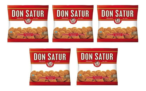 Pack X 5 Galletitas Don Satur Saladas X 200grs 0