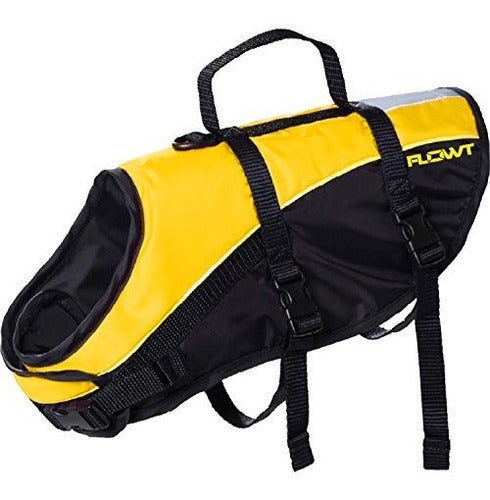 Flowt Dog Life Vest 409032X Dog Life Vest, PFD Yellow 2X Large 0