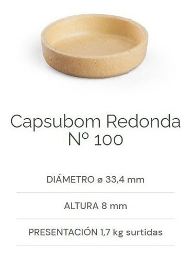 Alta Rotación Capsulas Para Bombon X 1700gr X2 Cajas 1