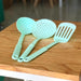 Set of 3 Plastic Kitchen Utensils - Spatula, Spoon, and Strainer 1