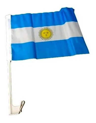 Mona Felisa Bandera De Argentina Flameo Con Gancho Soporte Mundial 1