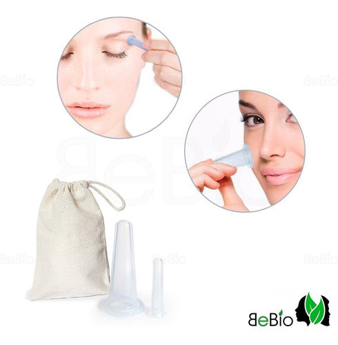 Be Bio Ventosas X2 Facial Para Efecto Lifting Rostro Antiarrugas 4