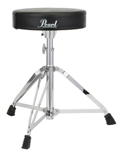 Pearl D-50 Drum Throne - Adjustable With Double Braced Legs 0