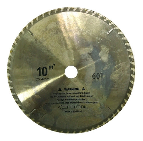 Hoja Sierra Circular Widia P/madera 10  60d Ideal 0