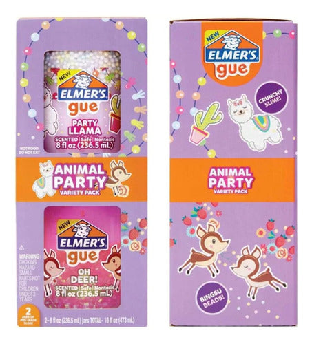 Elmer's Animal Party Kit X 2 Slime 0