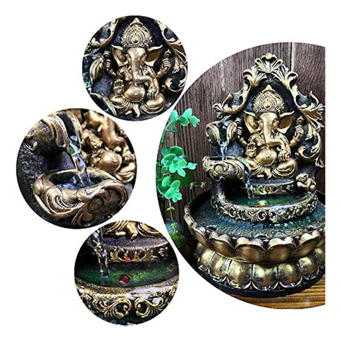 Fanwei Ganesha Water Fountain Statue for Interiors 1