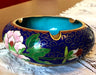 Cloissone Chinese Antique Enamel and Bronze Ashtray 1940 2