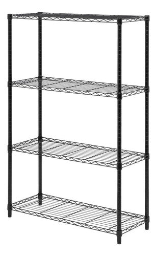 DecoTeam Multi-Purpose Metal Rack with 4 Adjustable Shelves 2