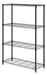 DecoTeam Multi-Purpose Metal Rack with 4 Adjustable Shelves 2