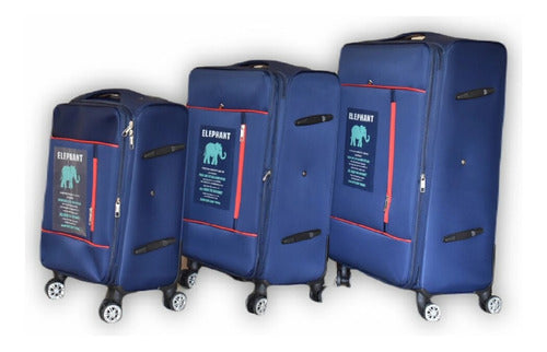 Aventureros Set of 3 Travel Luggage in Small, Medium, and Large 360º 5