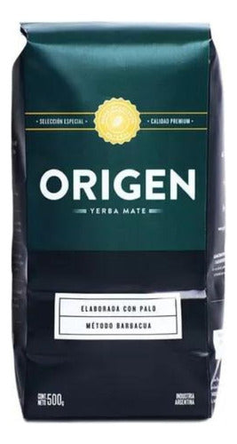 Origen Yerba Mate Barbacúa 12 X 500 Gr - Con Palo 0