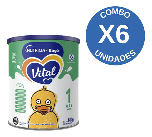 Vital 1 Combo X6 Milk Formula Can 800g 1