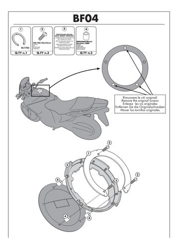 Adaptador Givi Bolso Tanklock Kawasaki Z-zx-versys-teo Motos 2