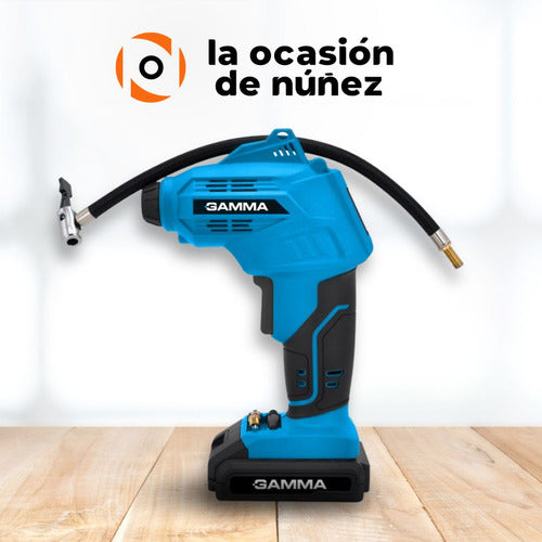 Gamma Inflador Compresor A Batería Inalambrico G12429AR 3