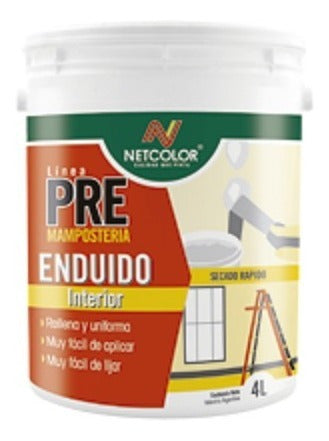 Enduido Interior Netcolor 1 Lt. Superlijable 1