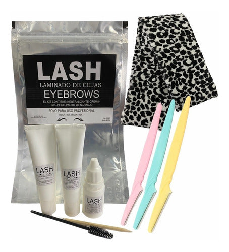 Eyebrow Lamination Kit Lash + 3 Eyebrow Definers + Headband 0