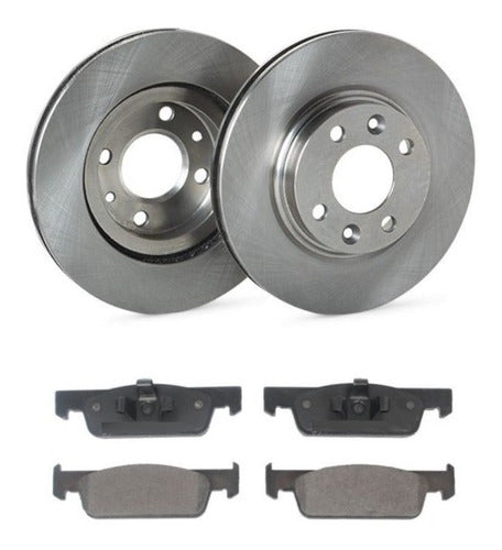 Corven Brake Disc + Brake Pads Kit for Renault Logan 2 Sandero 2 2015- 0