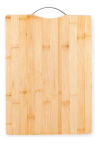 JALUBAZAR Bamboo Cutting Board with Handle 0