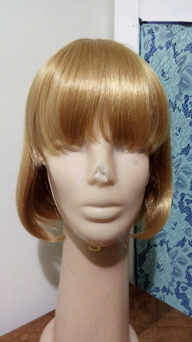 Peluca Tipo Cosplay Rubia Amarilla D La Parti Wigs! 2