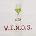 Mud Pie Wine Hand Towels Winos Plato Blanco 2