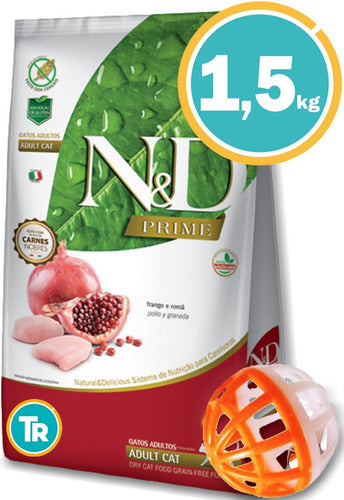 Ración Para Gato - N&d Feline Adulto 1,5kg + Envío Gratis 1