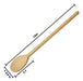 12inch Long Handle Wooden Cooking Mixing Oval Spoons Beechwo 5