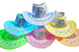 FunGroup Cotillon Cowboy Neon Luminescent Hat 0