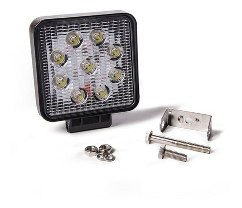 Kit of 6 Motorcycle Quad LED Auxillary Light Lamps 4