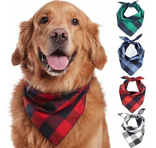 Odi Style Buffalo Bandana for Dogs – 4 Pack 0