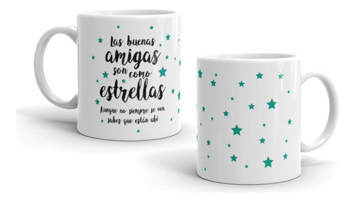 Orca Taza Ceramica Dia Del Amigo, Frase, Sublimada! Personalizada 1