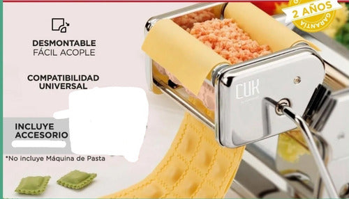 Gadnic Raviolera Accesorio Para Maquina De Pastas 15cm + Ravioles 6