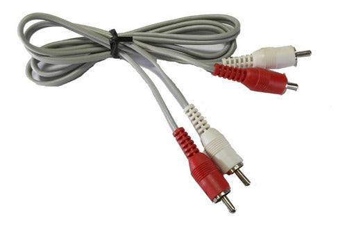 Marimon Electrónica RCA Male to RCA Male Adapter Cable 1 Meter Grey 0