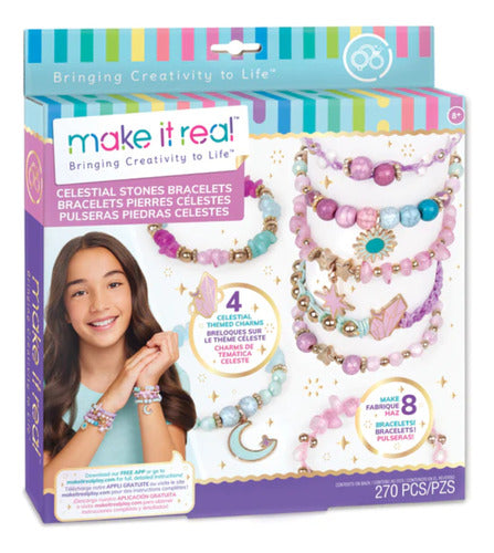 Set Para Crear Pulseras De Piedras Celestiales Make It Real 0