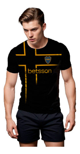 Boca Juniors 2024 Tribute to Sweden T-shirt FUT082 2